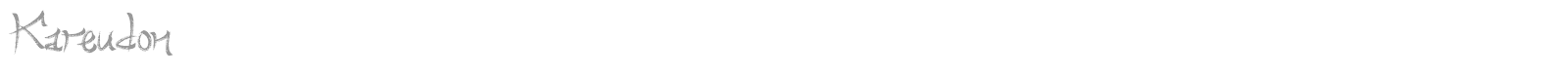 Kareudon font preview